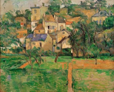 The Hermitage, Pontoise by Paul Cézanne